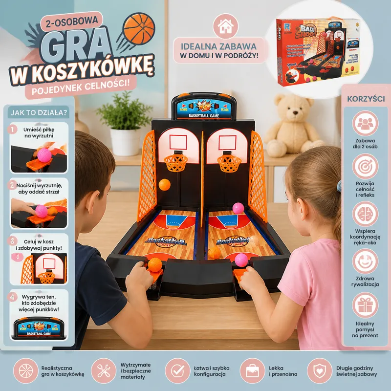 Баскетболна игра Shootout за двама играчи — снимка 2