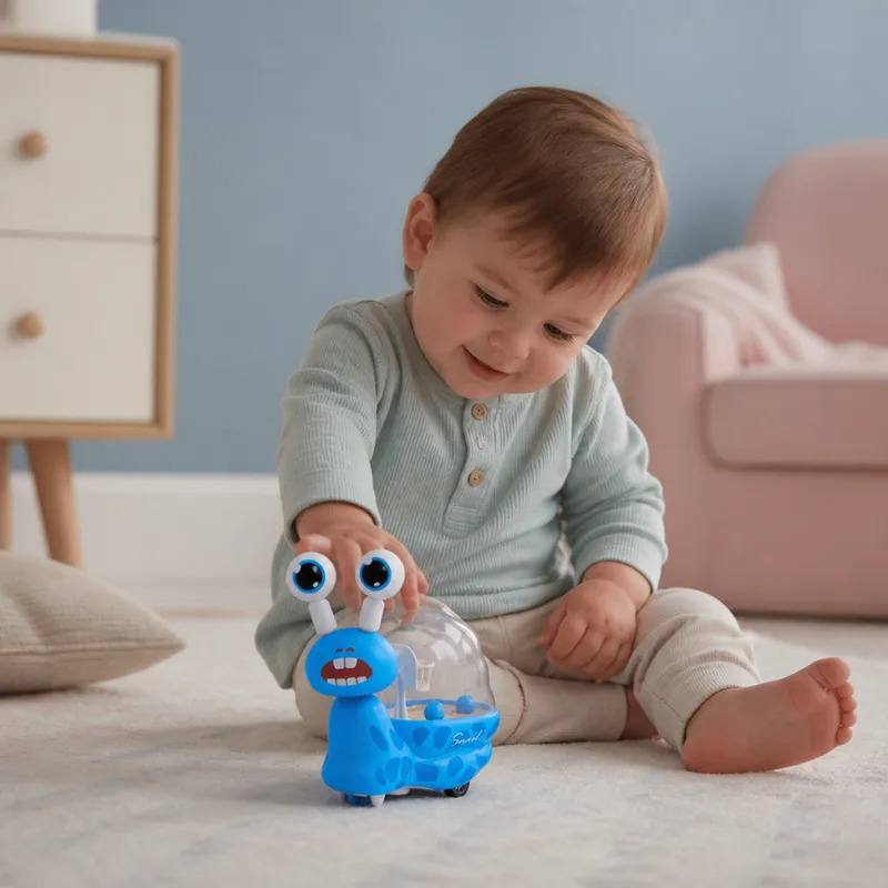 Играчка охлюв 3 в 1 с баскетболен кош и подвижни очи — снимка 8