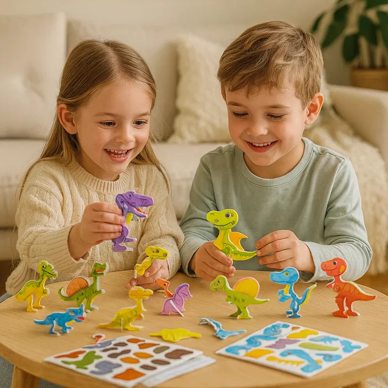 3D комплект пъзели с анимационни герои за деца — снимка 5