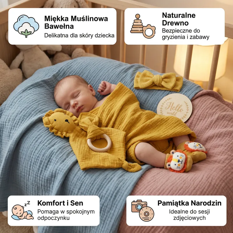 Подаръчен комплект за новородено от 6 части — снимка 2