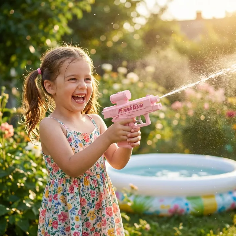 Двустранен воден пистолет, мини играчка за деца — снимка 7