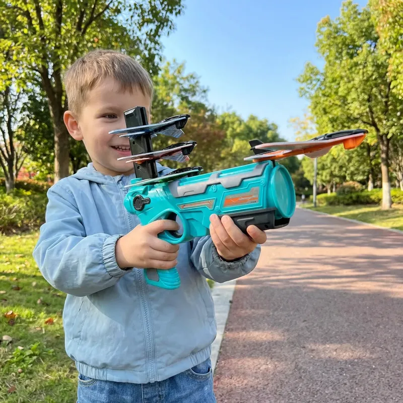 Изстрелвачка за самолетчета, играчка за навън