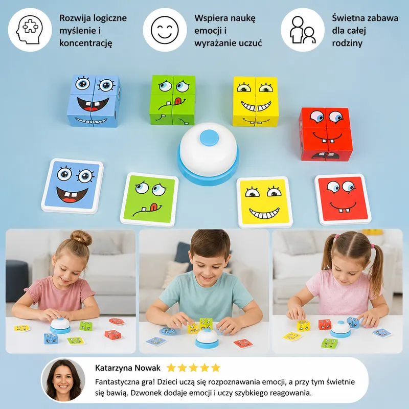 Игрален комплект FaceCube за цялото семейство — снимка 3
