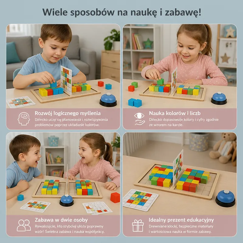 Игра 3D с блокчета за напасване на цветове — снимка 3