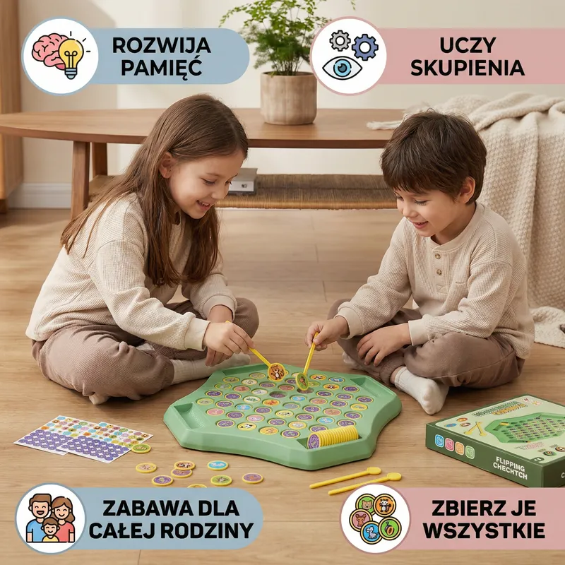 Настолна игра памет с животни за цялото семейство — снимка 2