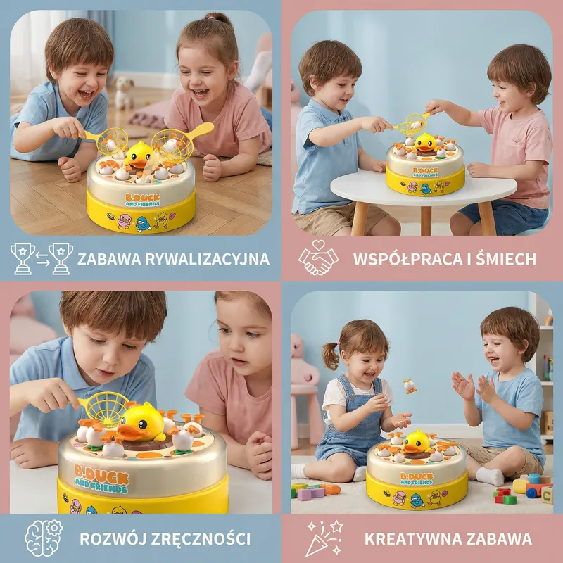 Игра за хващане на патета, интерактивна и забавна — снимка 4