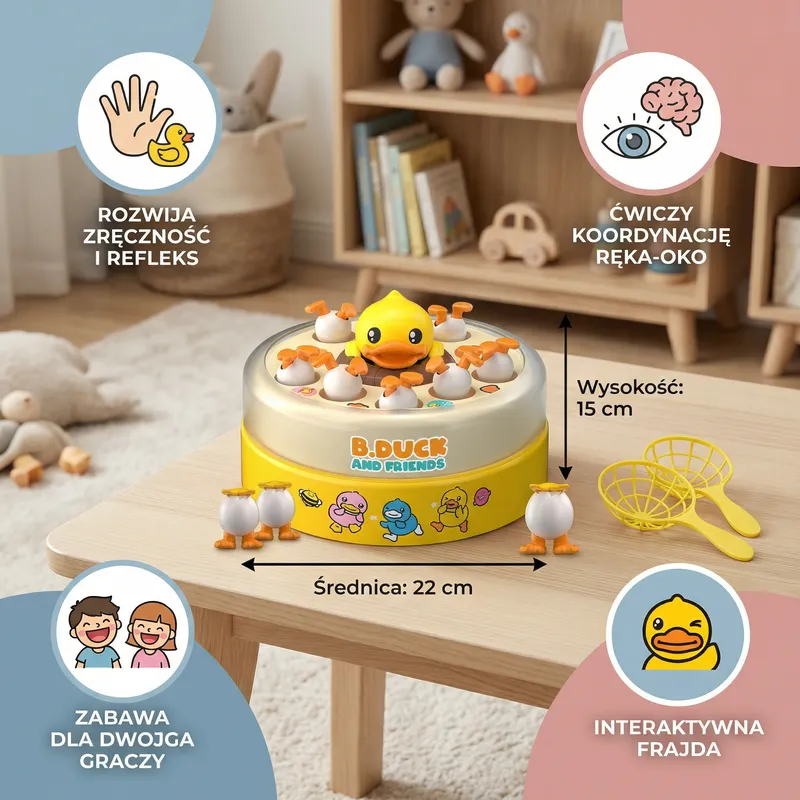 Игра за хващане на патета, интерактивна и забавна — снимка 5