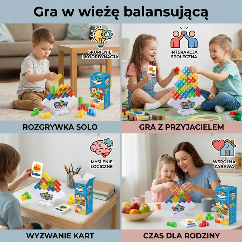 Игра с балансираща кула — снимка 2