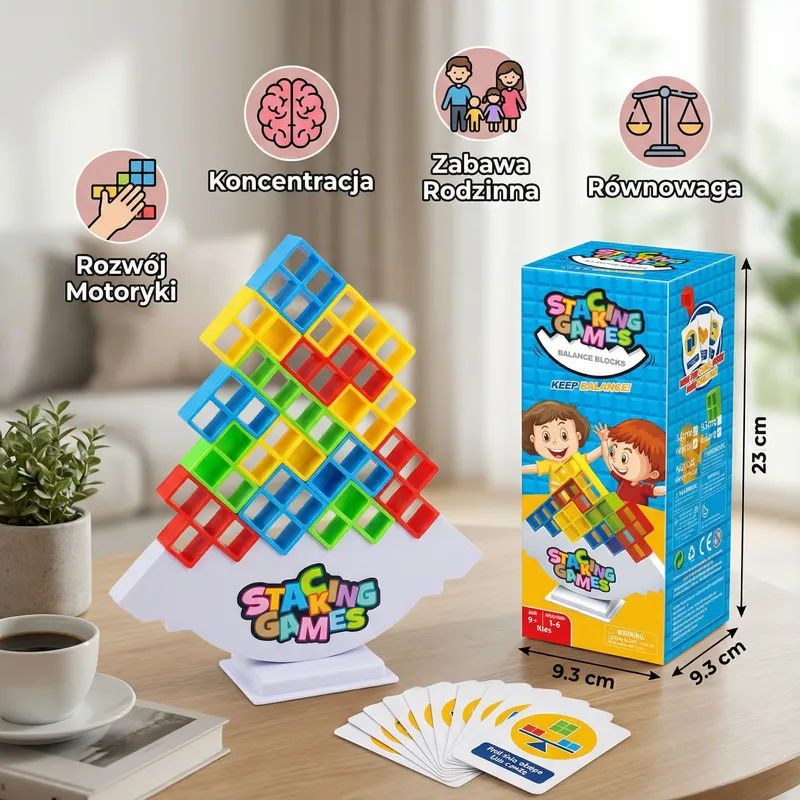Игра с балансираща кула — снимка 3