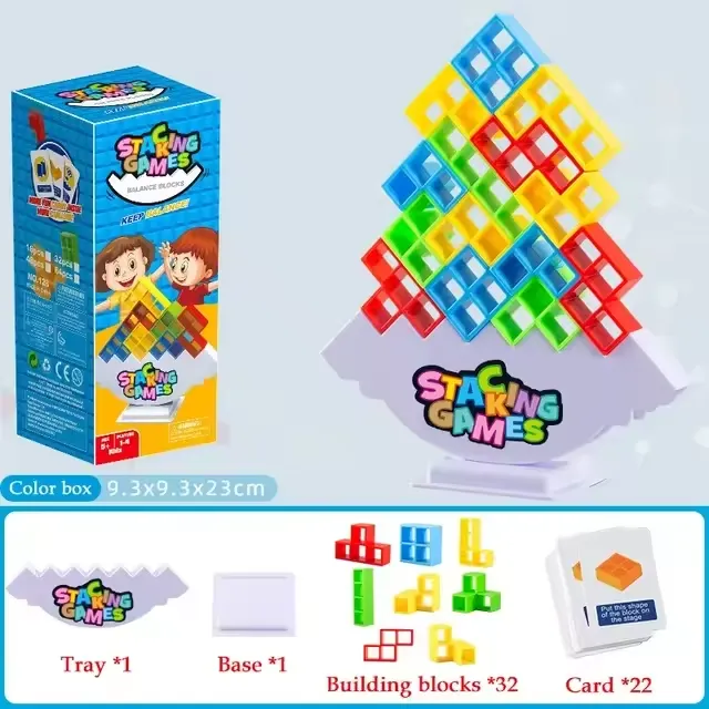 Игра с балансираща кула — снимка 4