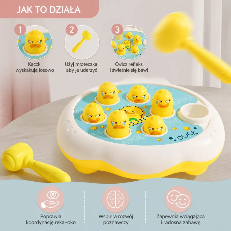Игра с чукче Изскачащи животни за деца — снимка 2