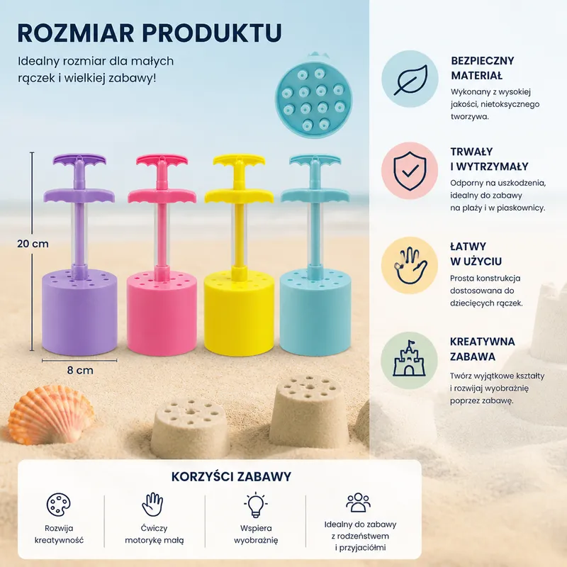 Форма за пясъчни замъци Honeycomb за деца — снимка 4