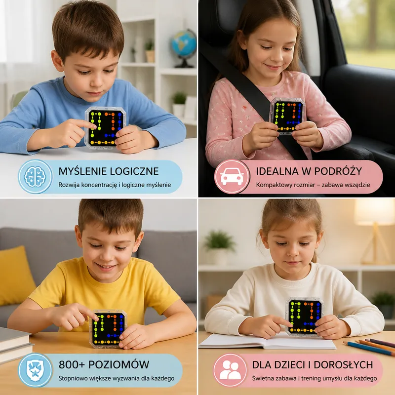 LED логическа игра с линии и над 800 нива — снимка 3