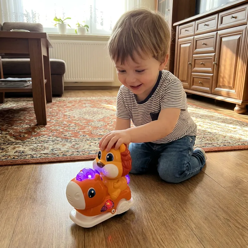 Интерактивна люлка с животинки, музика и светлини — снимка 5