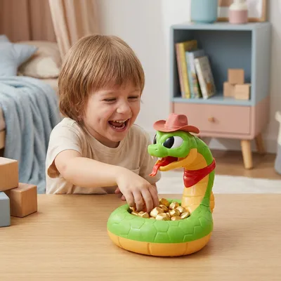 Интерактивна играчка змия, игра за бързи рефлекси