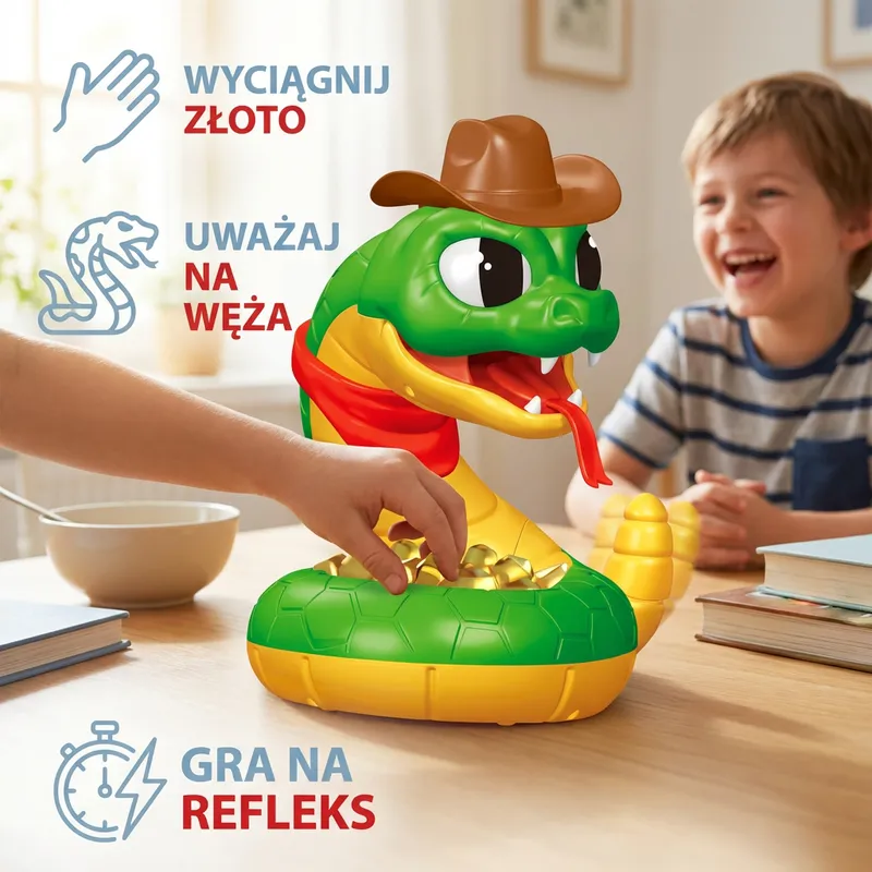 Интерактивна играчка змия, игра за бързи рефлекси — снимка 2