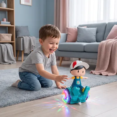 Танцуваща балансираща играчка 360° със светлини и музика