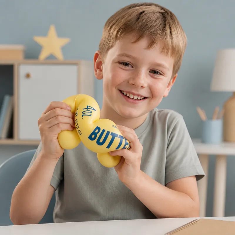 Антистрес сензорна играчка squishy Jumbo Butter Stick — снимка 5