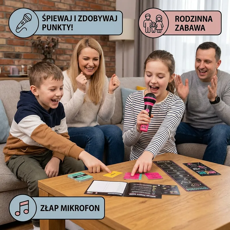 Караоке игра с микрофон за забава със семейството — снимка 2