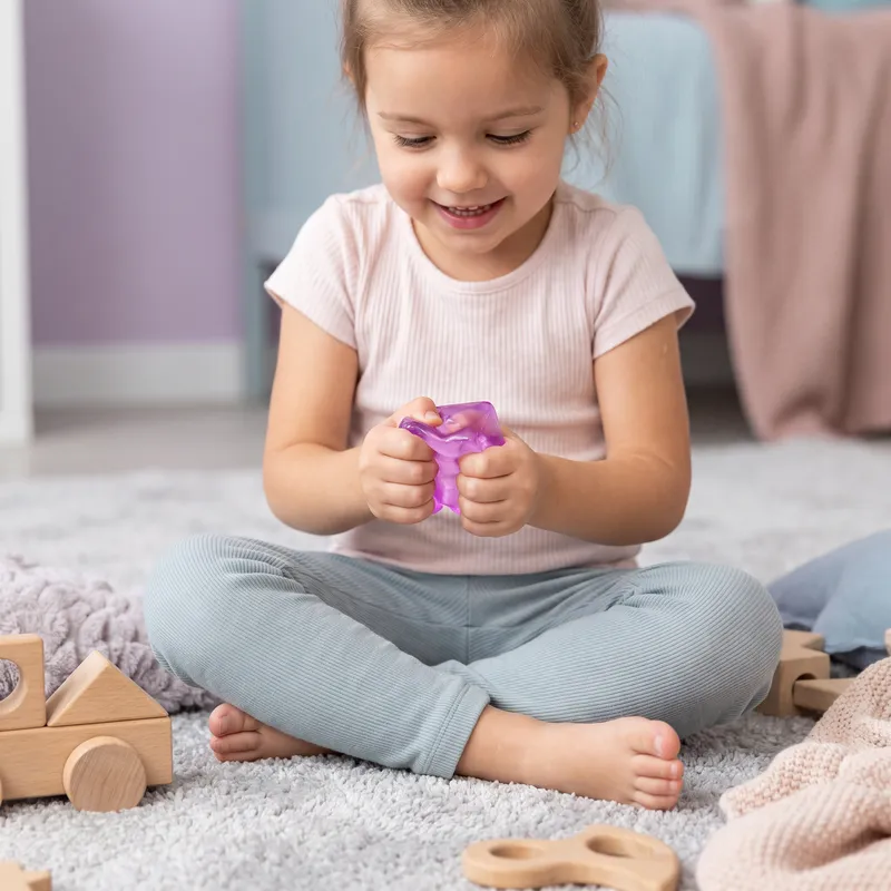 Кубче squishy, мека желирана сензорна fidget играчка — снимка 8
