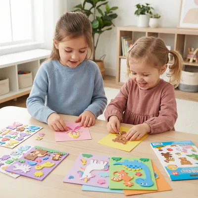 Творчески комплект стикери за игра за деца
