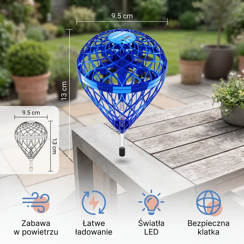 Летяща топка Orb, магическа рееща се играчка — снимка 5