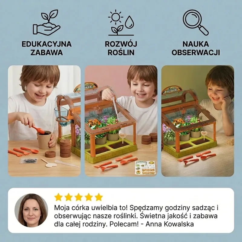 LED акрилна мини оранжерия за отглеждане на растения — снимка 4
