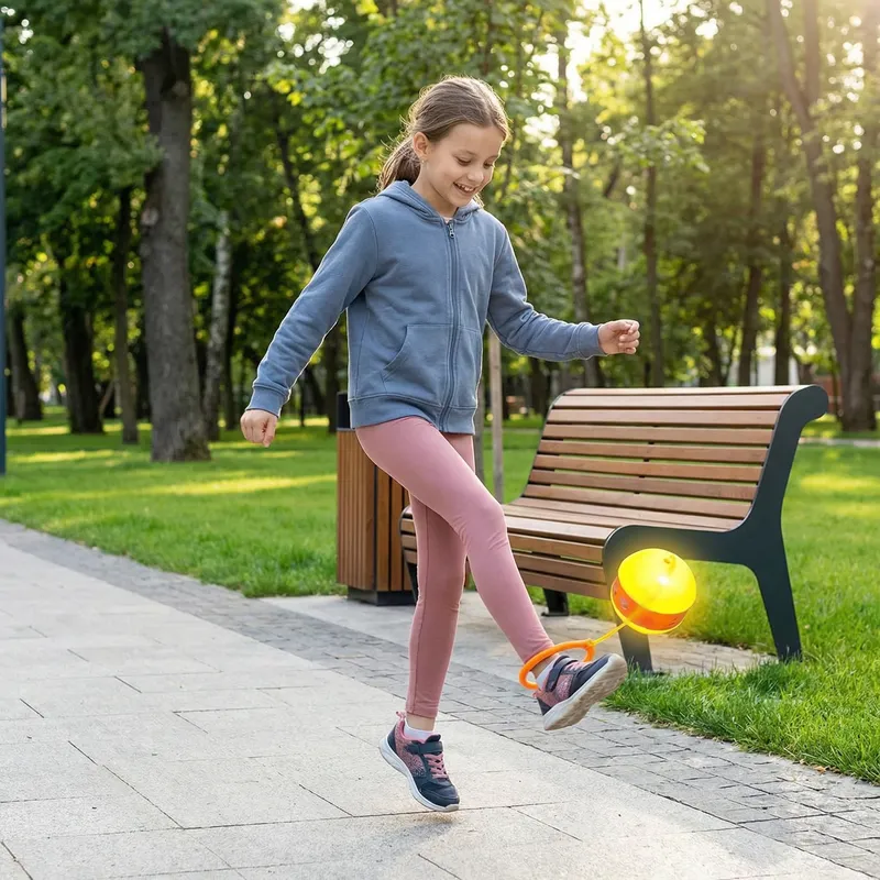 LED скачаща топка за глезен, играчка за скачане — снимка 8