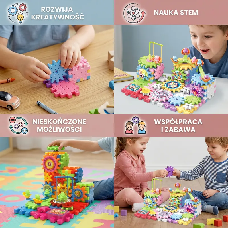 Механичен конструктор STEM с електрически елементи — снимка 3