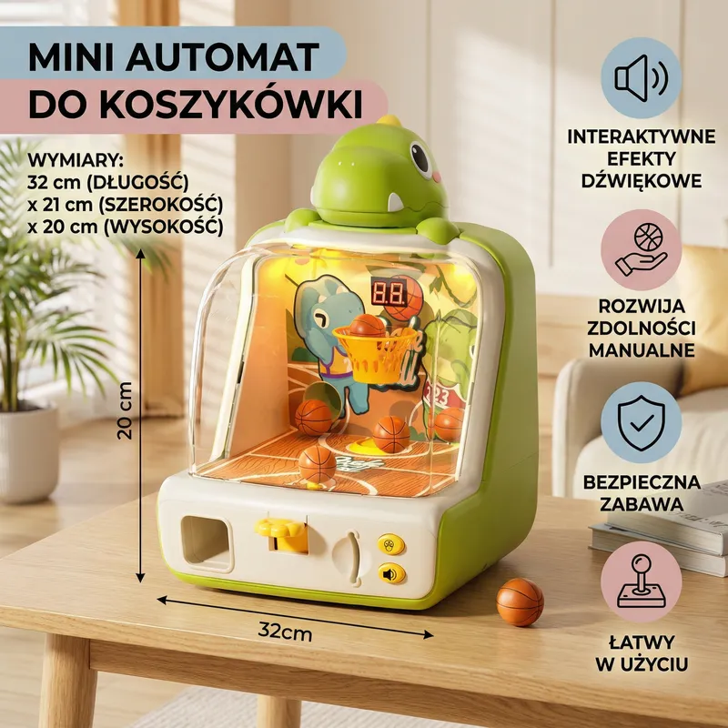 Мини баскетболен автомат за деца — снимка 4