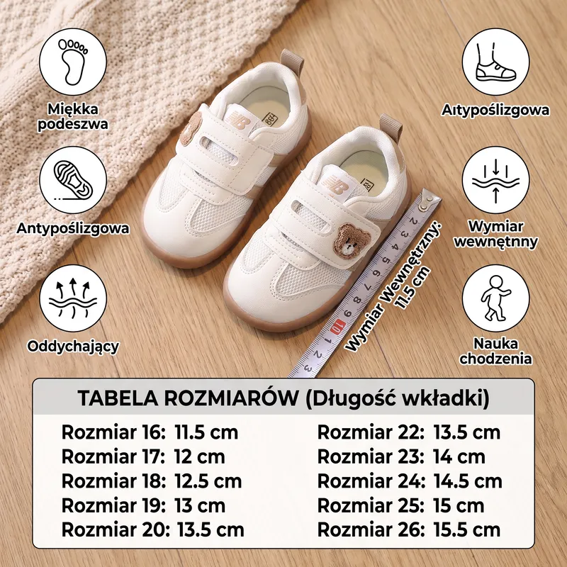 Дишащи бебешки обувки за прохождане с мека подметка — снимка 5