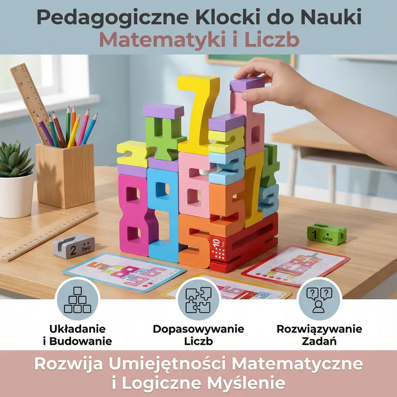 Образователни блокчета за математика и числа — снимка 4