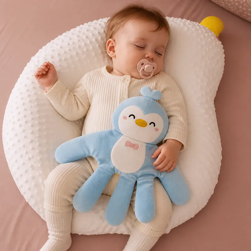 Плюшена играчка за гушкане с потупване за приспиване — снимка 7