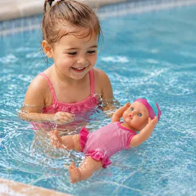 Плуваща кукла, водоустойчива играчка за басейн