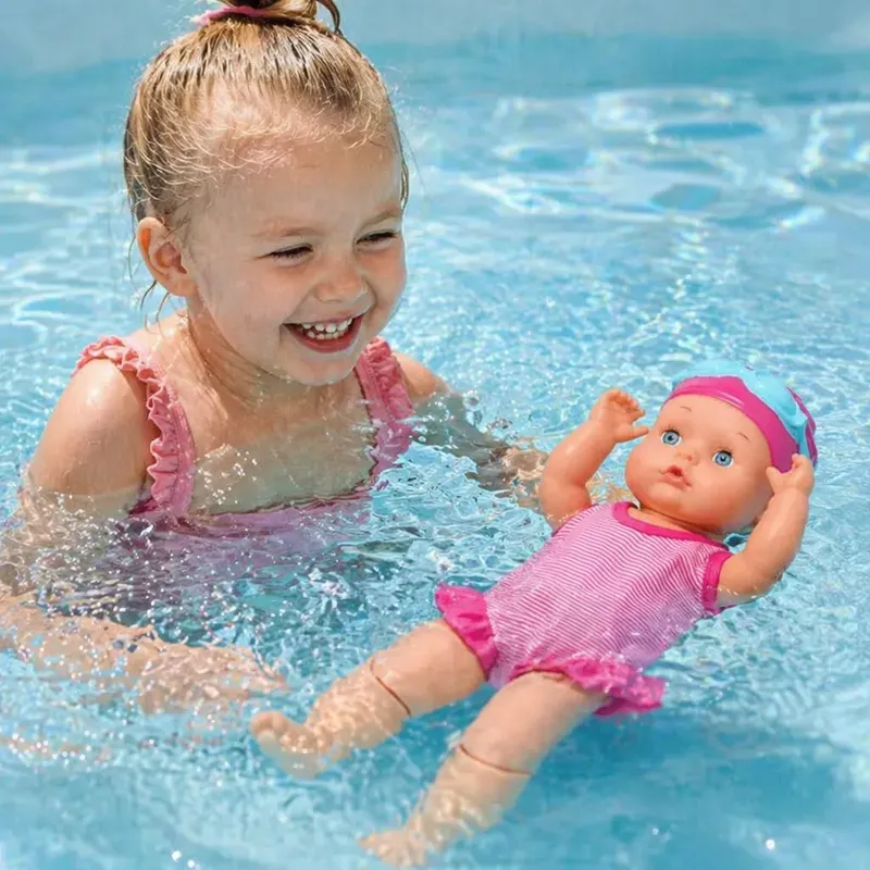 Плуваща кукла, водоустойчива играчка за басейн — снимка 2
