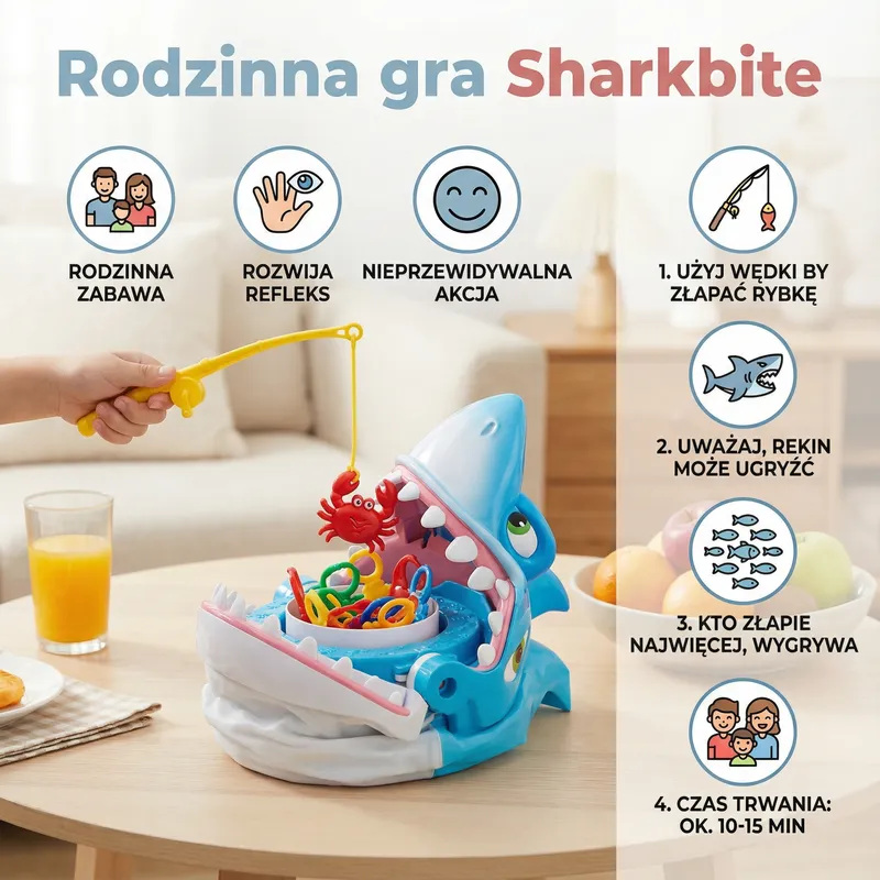 Семейна игра Sharkbite за деца — снимка 2