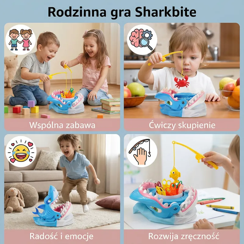 Семейна игра Sharkbite за деца — снимка 3