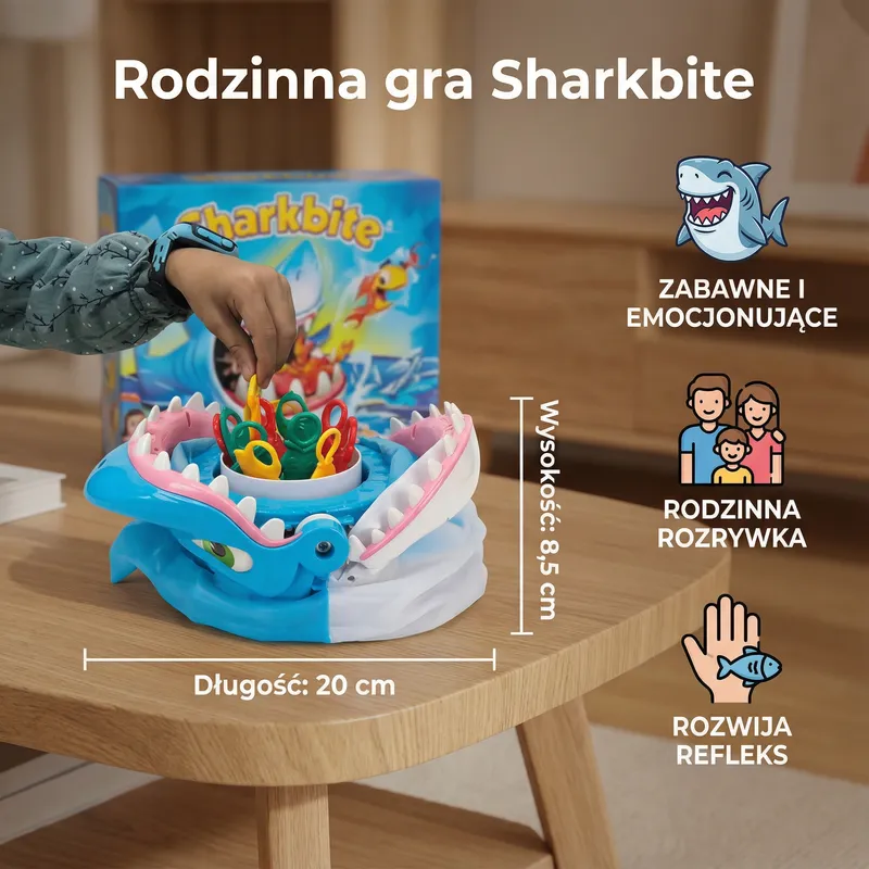 Семейна игра Sharkbite за деца — снимка 4