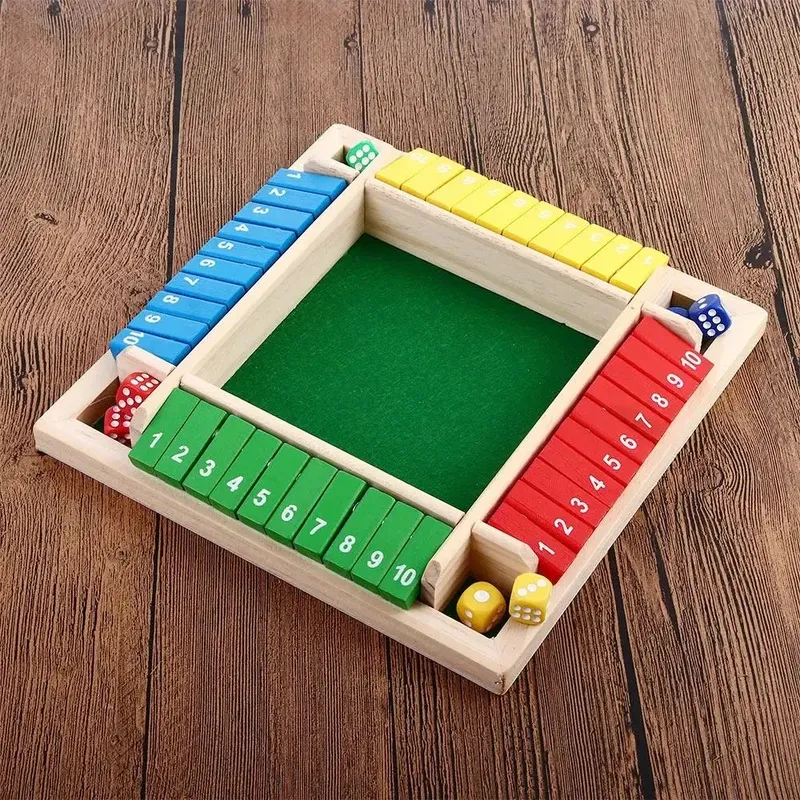 Семейна игра Shut The Box за 4 играчи — снимка 3