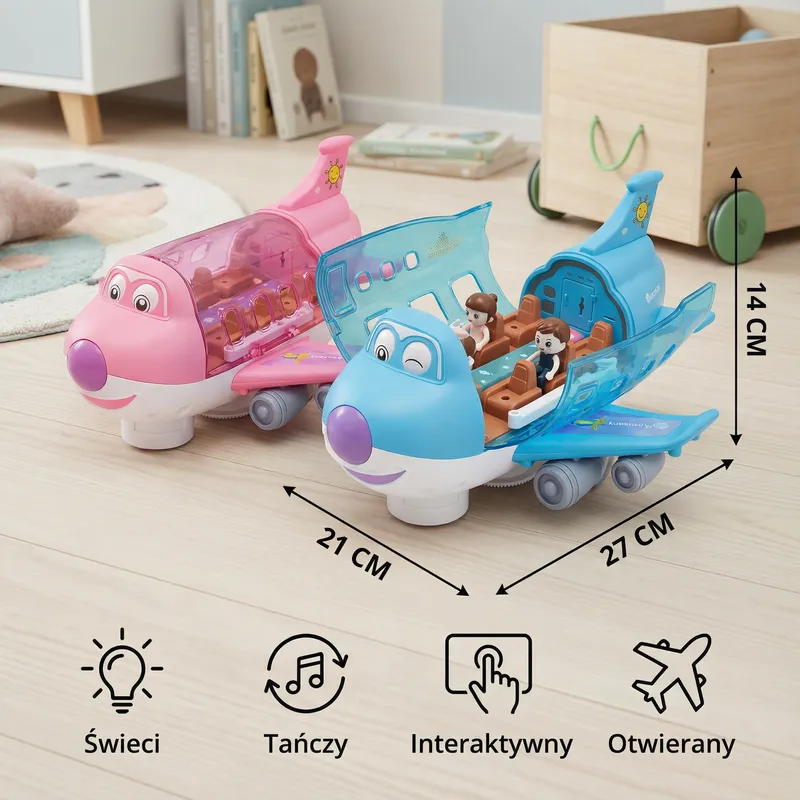 Забавен танцуващ самолет играчка — снимка 4