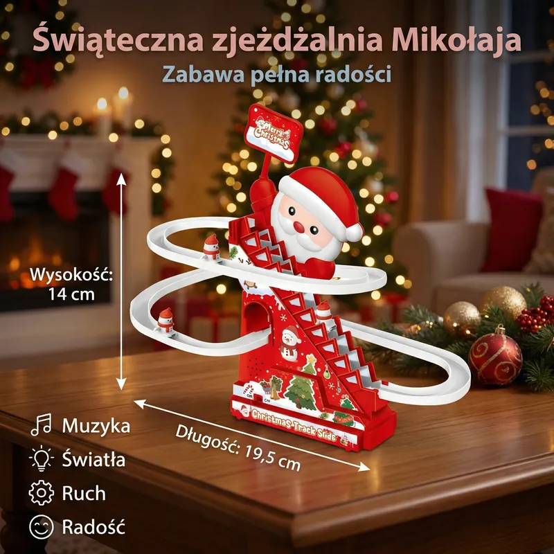 Коледна пързалка с Дядо Коледа — снимка 2
