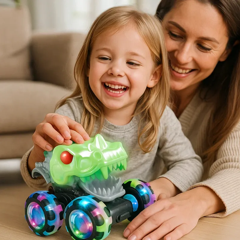 Светещи колички Monster Truck за деца — снимка 8