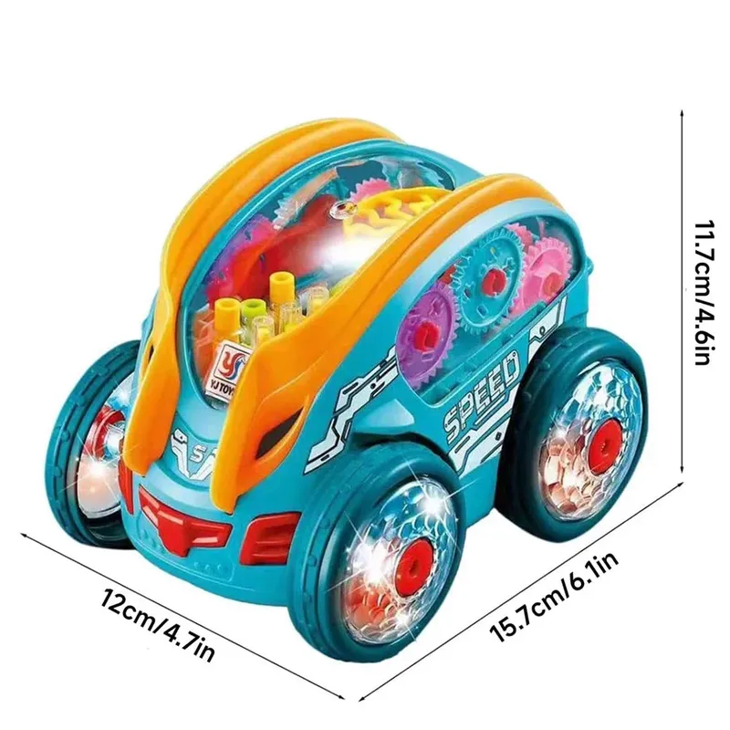 Светеща акробатична кола играчка — снимка 4