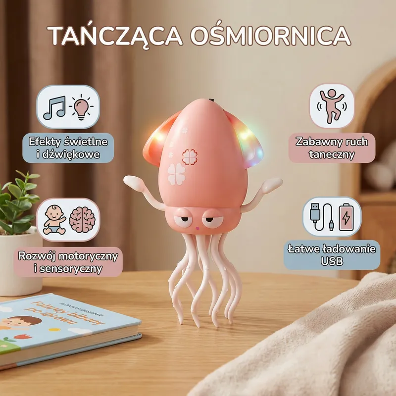 Танцуващ октопод играчка за деца — снимка 2