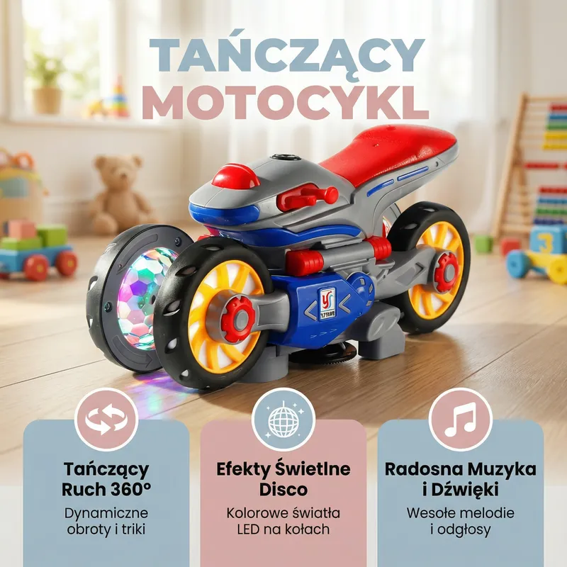 Танцуващ мотор със светлини и музика — снимка 2