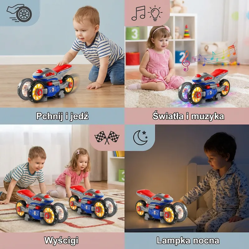 Танцуващ мотор със светлини и музика — снимка 3