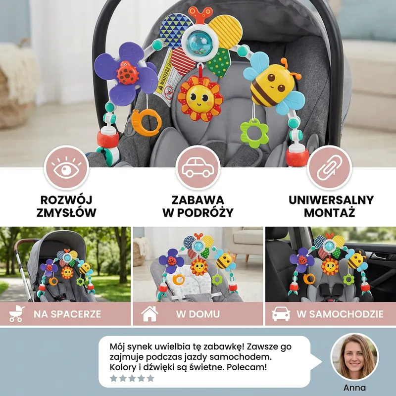 Висяща играчка за детска количка — снимка 3