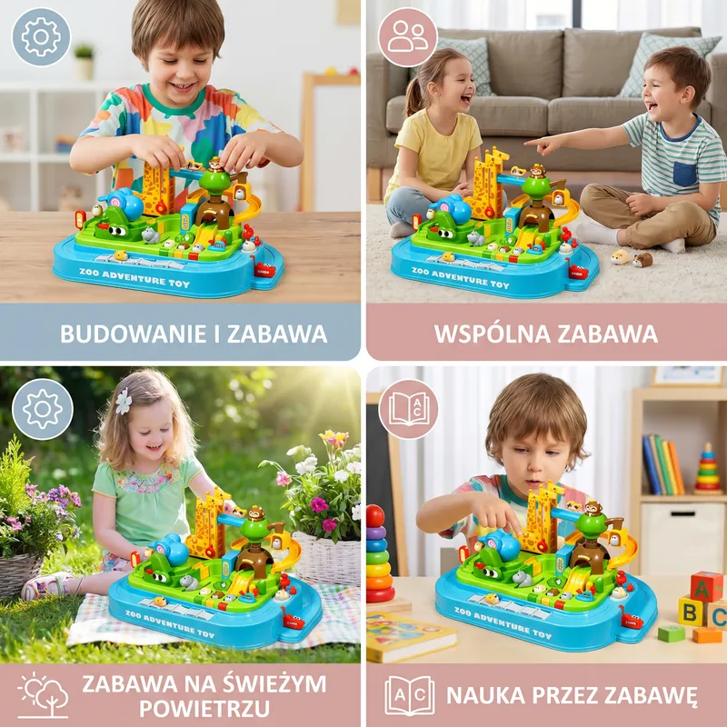 Играчка писта Зоо приключение за деца — снимка 3