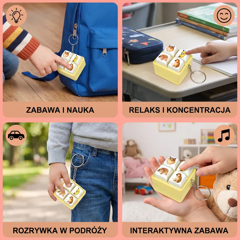 Забавен ключодържател с гласови бутони и звукови ефекти — снимка 4
