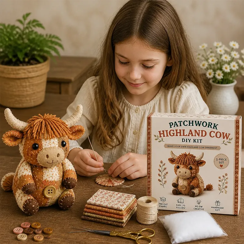 Творчески комплект DIY за шиене на животинки от плат — снимка 5